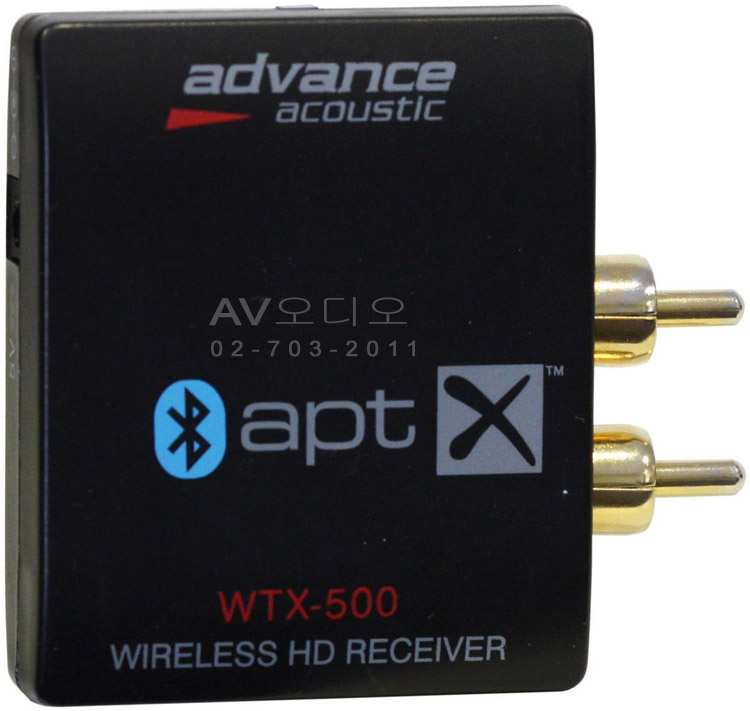 Advance Acoustic (어드밴스어쿠스틱) WTX500 /WTX-500 블루투스 리시버 / AV오디오 음향기기 전문상담