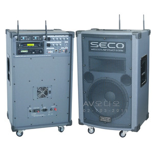 세코 SECO DWA-990CD/REC 충전식/휴대용앰프/무선마이크/야외용 