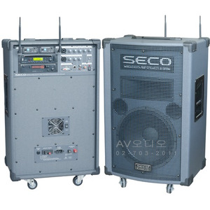 세코 SECO DWA-990CD/CASS 충전식/휴대용앰프/무선마이크/야외용 